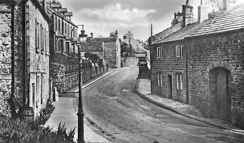 West End prior to 1936.jpg - View of  West End, looking towards village centre, from a postcard date stamped Long Preston - 8th Sept 1936 The reverse of the postcard is shown in the next image.  ( Date of the photo is not known  ) 